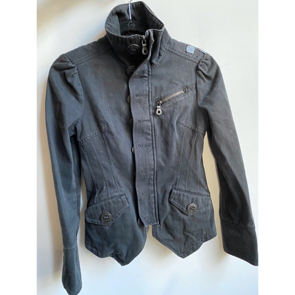 Black DIESEL lightly distressed jacket Size Small